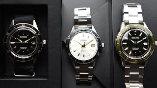 Closer Look At The New Seiko Presage Style 60s SARY193SRPG03 SARY195SRPG07 SARY197SRPG09 [upl. by Ydnal]