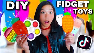 DIY Pop It Fidget Toys How To Make Viral TikTok Fidget Toy At Home EASY  Txunamy [upl. by Giddings]