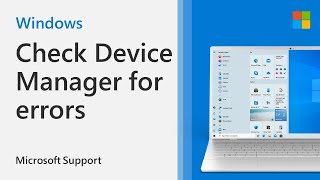 How to check and fix hardware issues with Device Manager  Microsoft [upl. by Anwahsad]