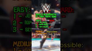 Guess the WWE Superstar by their Theme Song wwe wweshorts wwemusic [upl. by Ajin]