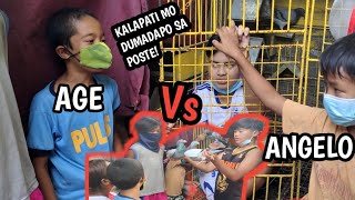 ANGELO DAHON VS AGE MGA BATANG FANCIER DUMAYO PA SATIN [upl. by Nerti514]