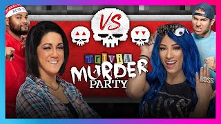 Sasha Banks vs Bayley vs Angelo Dawkins vs Tyler Breeze vs Austin Creed – Trivia Murder Party 2 [upl. by Kachine]