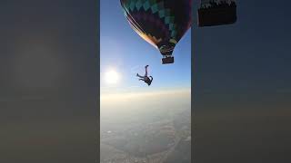 What Happens When You Skydive from a Hot Air Balloon in Brazil [upl. by Airrej]