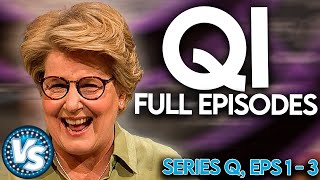 QI Series Q Full Episodes 1  3 Funny Rounds [upl. by Cornish]