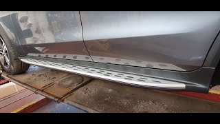 mercedes glc fitting side step 4K [upl. by Vevay]