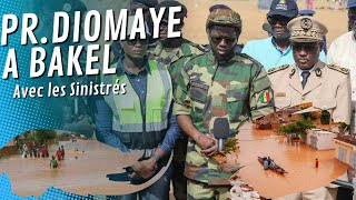 soninkara Le PRESIDENT DIOMAYE A BAKEL AVEC LES SINISTRÉS [upl. by Hgielek]