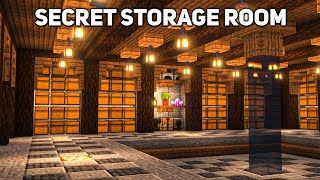 Minecraft Underground Storage Room Tutorial how to build 119 [upl. by Georgeanna]