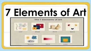 Arts 6 Lesson 1 Quarter 2  7 Elements of Arts [upl. by Mulloy]