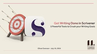 2024 Scrivener Tutorial Get Writing Done in Scrivener 5 Powerful Tools to Crush your Writing Goals [upl. by Jopa863]