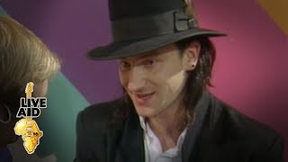 Bono  BBC Interview Live Aid 1985 [upl. by Znieh]