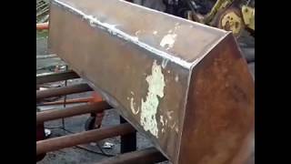 How to build a 5ft Homemade tractor bucket [upl. by Reaht]