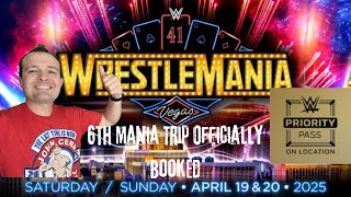 Officially booked my Tickets for WWE WrestleMania 41 through On Location What did I get [upl. by Panchito]