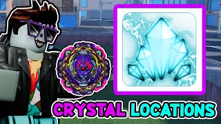 ALL NEW CRYSTAL SPAWN LOCATIONS IN BLADERS REBIRTH ROBLOX [upl. by Rusel]