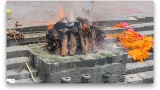 Hindu Cremation Ceremony  Pashupatinath Temple  Kathmandu Nepal [upl. by Frederick]