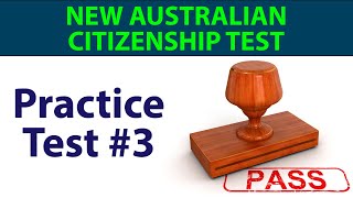 New Australian Citizenship Test  New Practice Questions amp Answers 3 [upl. by Ailecnarf237]