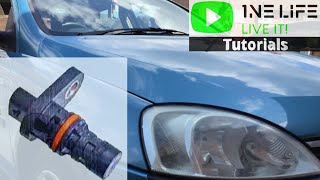 Vauxhall Opel Corsa C  How to Remove and Replace Crankshaft Sensor [upl. by Ennairda]