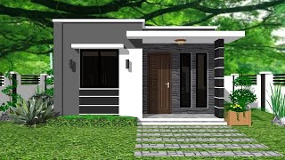 5X5M  SMALL HOUSE DESIGN BOX TYPE  MODERN HOUSE DESIGN  1 BEDROOM  25 SQM [upl. by Ambert]