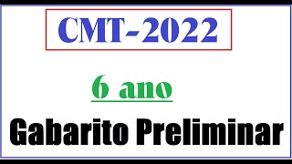 Resolução CMT 2022 prova do Colégio Militar Tiradentes 2022 6 ano [upl. by Mairb74]