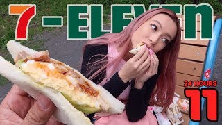 Eating Japanese 7Eleven for 24 hours [upl. by Penland]