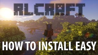 How to install RLCraft tutorial [upl. by Agnella]