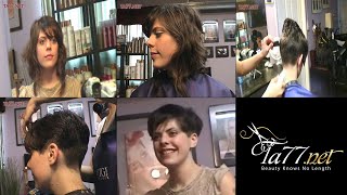 Gabrielle  Pt 2 Clippered Pixie Cut Free Video [upl. by Dolores]