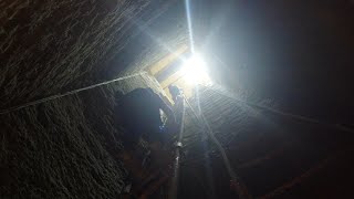 Very Rare Video Of Filming Inside The Osiris Shaft At Giza In Egypt [upl. by Hahnke872]