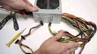 How to test ATX PC power supply How to turn on ATX Power supply without a motherboard [upl. by Bueschel811]