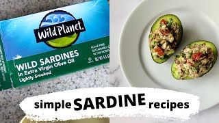 Tasty Sardine Recipes  How to use canned sardines in 3 easy recipes [upl. by Eliathan]