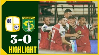 BARITO vs PERSEBAYA  HIGHLIGHT  HASIL PERSEBAYA vs BARITO PUTERA MALAM INI [upl. by Turk97]