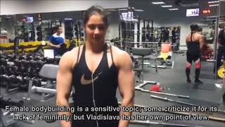 beautiful or powerful bodybuilder Vladislava Galagan  workout motivation [upl. by Roi409]