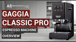 Gaggia Classic Pro Espresso Machine Review [upl. by Catie]