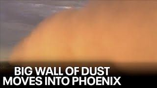 Monsoon 2022 Massive dust storm blows through parts of Phoenix area [upl. by Dalenna221]