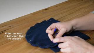 How to Make Kids Fleece Poncho [upl. by Anauqahc]