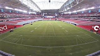 AWESOME Timelapse at Phoenix Stadium [upl. by Juna]