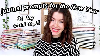 31 journal prompts for the NEW YEAR  daily journal prompt challenge for growth amp mindfulness [upl. by Yrelle]