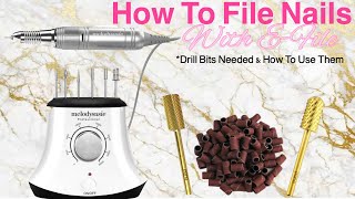 How To Use A Nail Drill  What Nail Drill Bits To Use For Acrylic Nails  101 Nail Drill [upl. by Erminna]