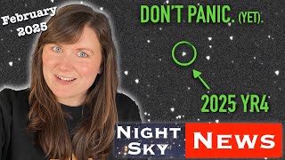 Asteroid 2024 YR4  is it a threat to Earth  Night Sky News February 2025 [upl. by Nella463]