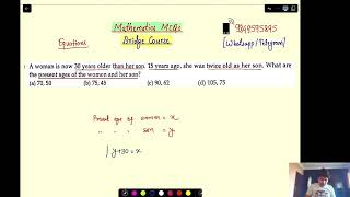 Bridge Course Mathematics  Equations  After SEE Bridge COurse [upl. by Ahsital7]