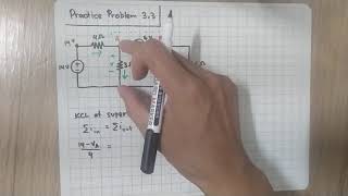 Practice Problem 33 Fundamental of Electric Circuits AlexanderSadiku 5th Edition  Supernode [upl. by Elwood]