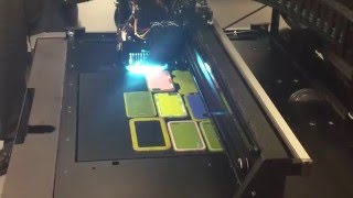 Stratasys J750 multimaterial fullcolor 3D printer in action [upl. by Nagad]