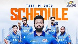 ipl 2022 Mumbai Indians schedule in Tamil tamizhsquare [upl. by Mandeville]