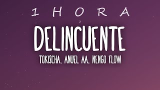 Tokischa Anuel AA Ñengo Flow  Delincuente LetraLyrics 1 HORA [upl. by Abdulla669]