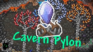 The Cavern Pylon  Terraria 14 Journey’s End [upl. by Zannini]