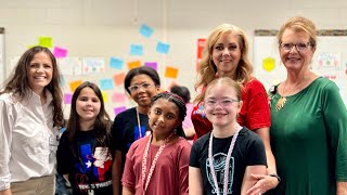 CFISD Board Member Christine KALMBACH visits Willbern Elementary [upl. by Fagen]