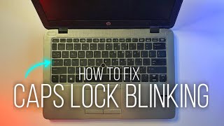 Fix Caps LockScroll Lock Blinking with Black Screen on your Laptop [upl. by Lyons202]