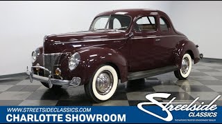 1940 Ford Deluxe Coupe for sale  7594CHA [upl. by Orton]