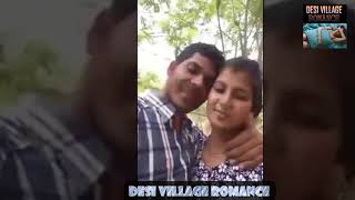 desi couple sexy kissing at park recording at phone desi village romance [upl. by Alves68]