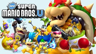 マリオU ボス戦まとめ  New Super Mario Bros U  All Boss Fights [upl. by Tavey]