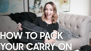 Tips and tricks for packing your carry on luggage [upl. by Ynohtnael]