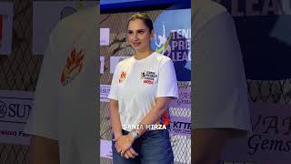 Sania Mirza at Tennis Premiere League Auction 6 saniamirza tennispremierleague [upl. by Han]